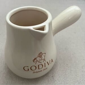 Godiva Hot Chocolate Cocoa Creamer Mug-Ceramic-Valentines Day-Home Decor-Dessert